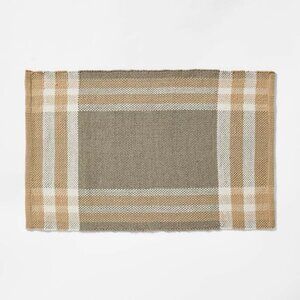Threshold‎ Studio McGee 2x3 Plaid Indoor/Outdoor Scatter Accent Rug Green Target